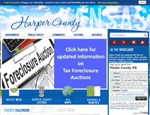 Tablet Screenshot of harpercountyks.gov